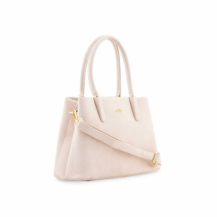 Beige Formal Shoulder Bag For Ladies P36779