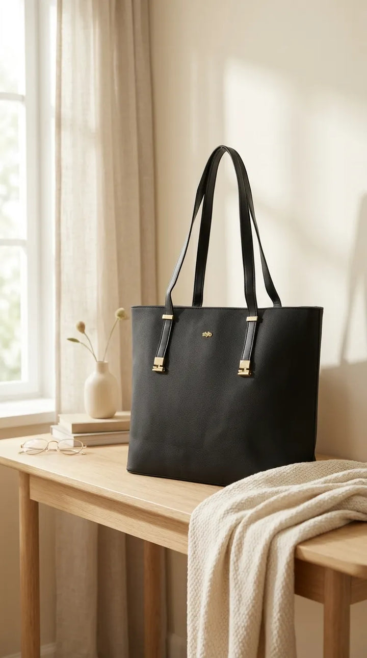 Black Formal Shoulder Bag For Ladies P36781