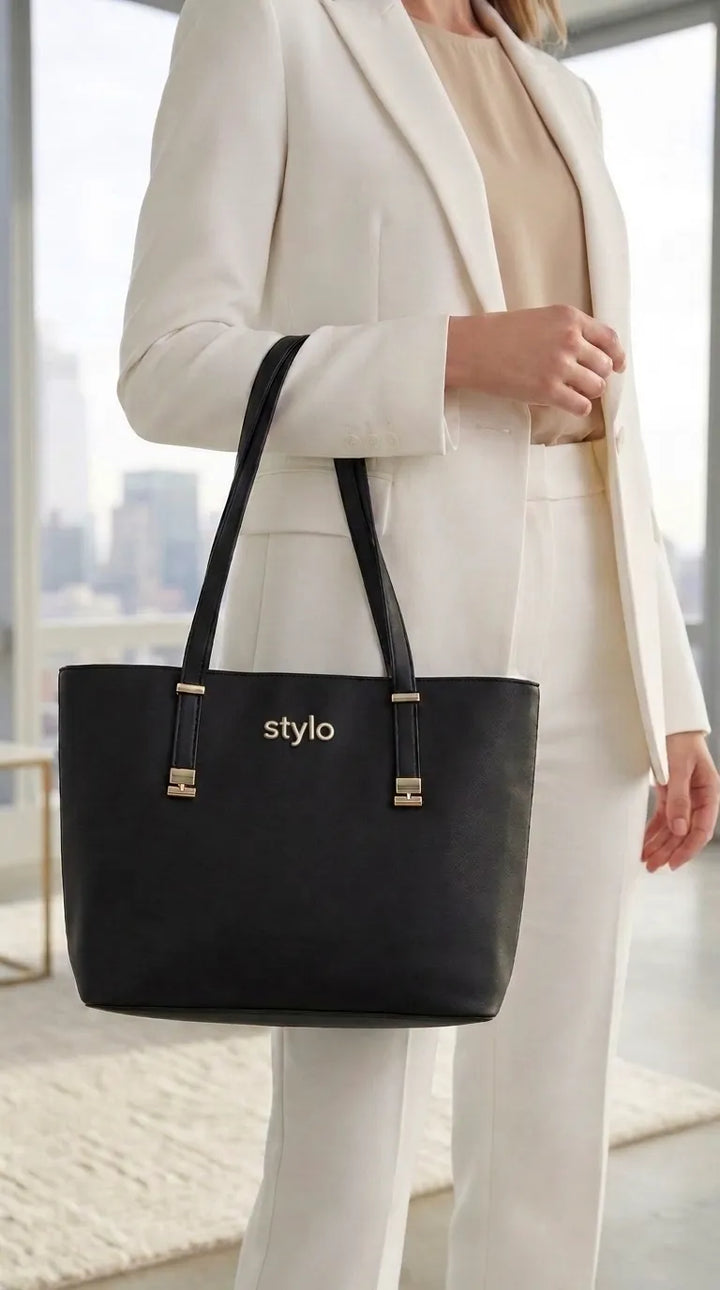 Black Formal Shoulder Bag For Ladies P36781