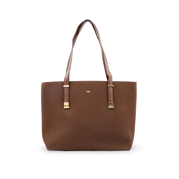 Brown Formal Shoulder Bag For Ladies P36781
