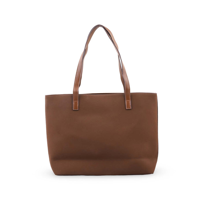 Brown Formal Shoulder Bag For Ladies P36781