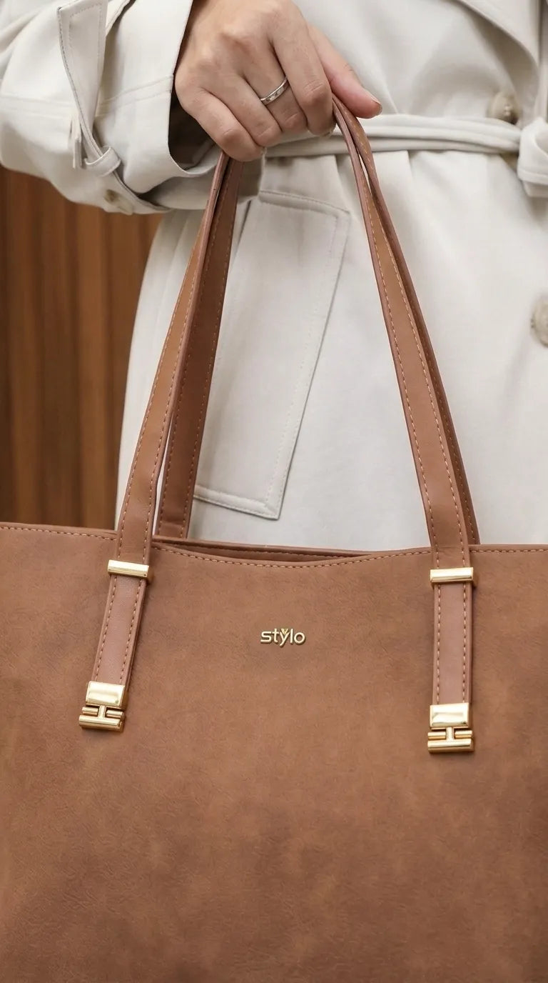Fawn Formal Shoulder Bag For Ladies P36781