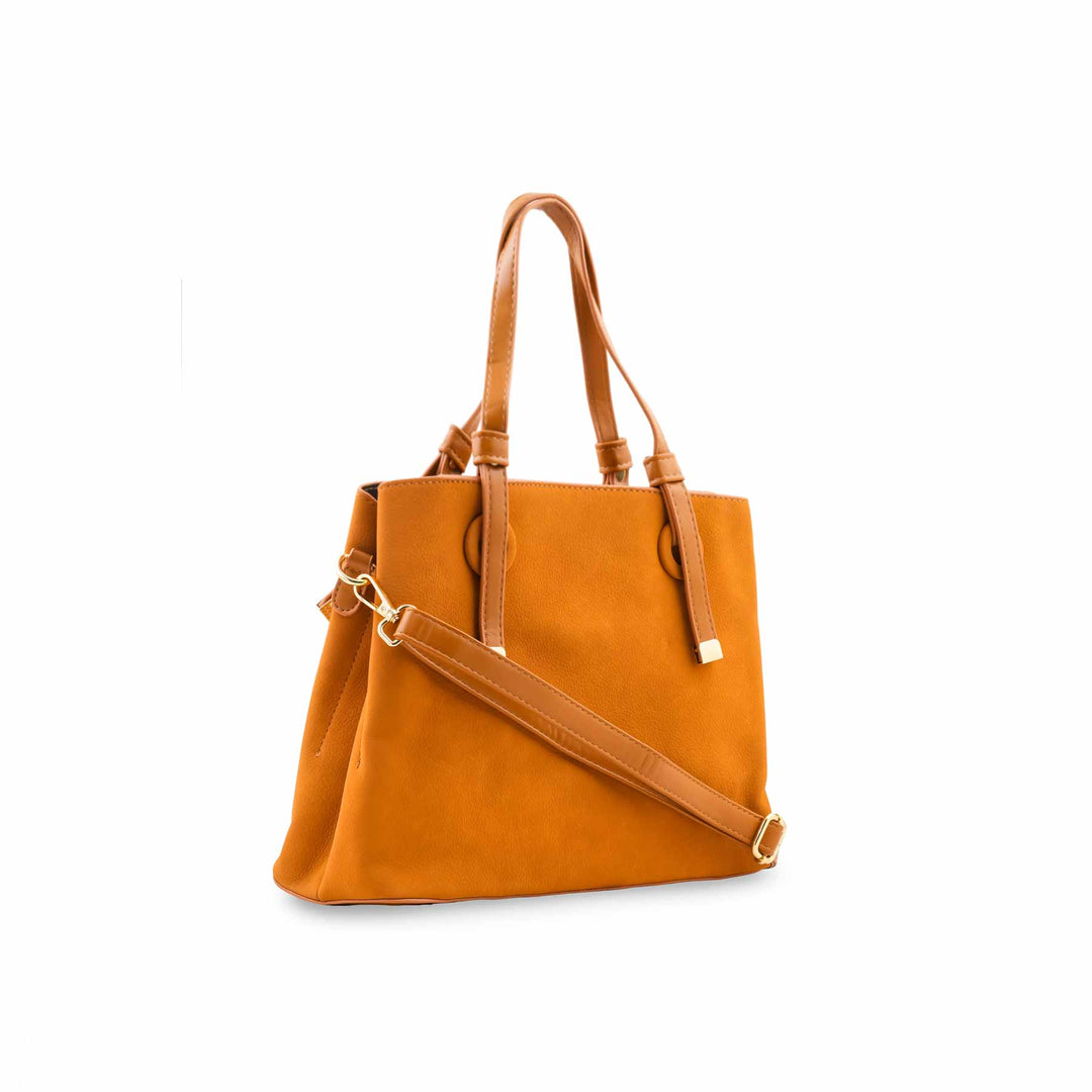 Mustard Formal Shoulder Bag For Ladies P36782
