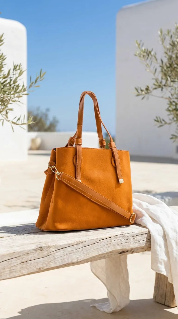 Mustard Formal Shoulder Bag For Ladies P36782