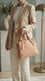 Beige Formal Shoulder Bag For Ladies P36782