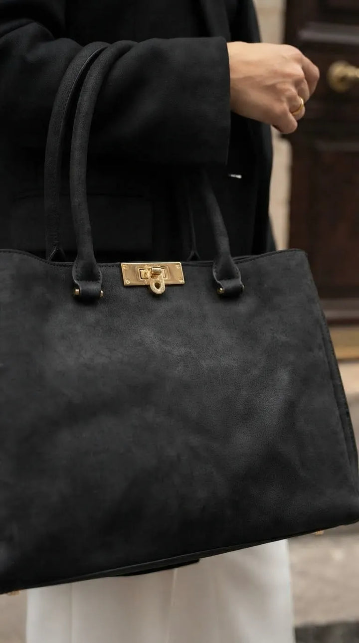 Black Formal Shoulder Bag For Ladies P36783