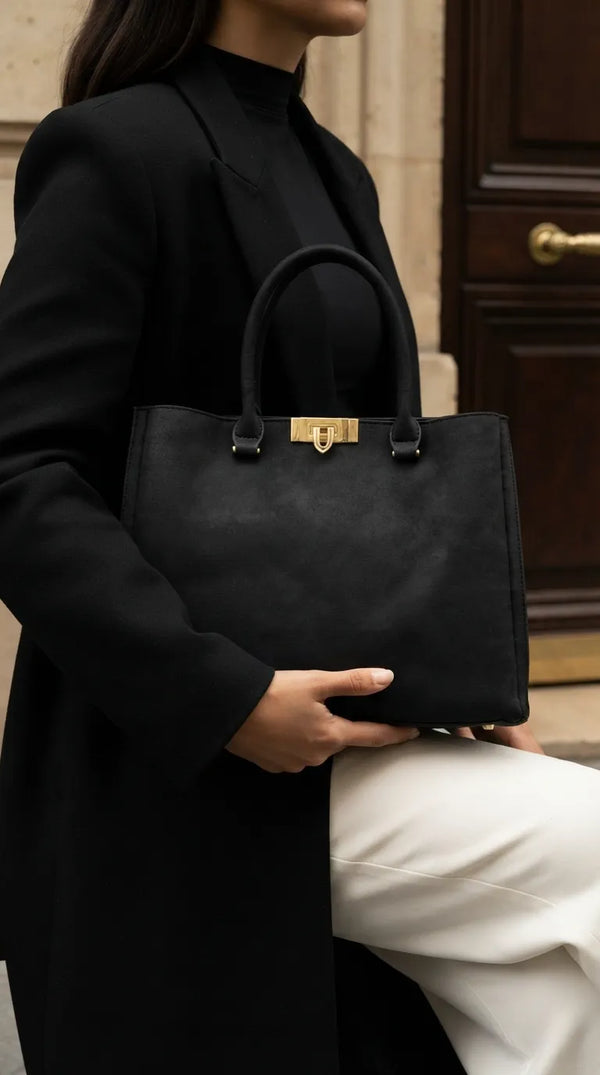 Black Formal Shoulder Bag For Ladies P36783
