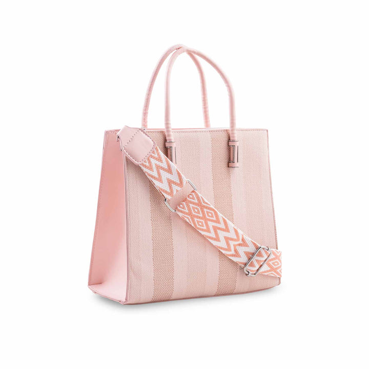 Pink Formal Shoulder Bag For Ladies P36822
