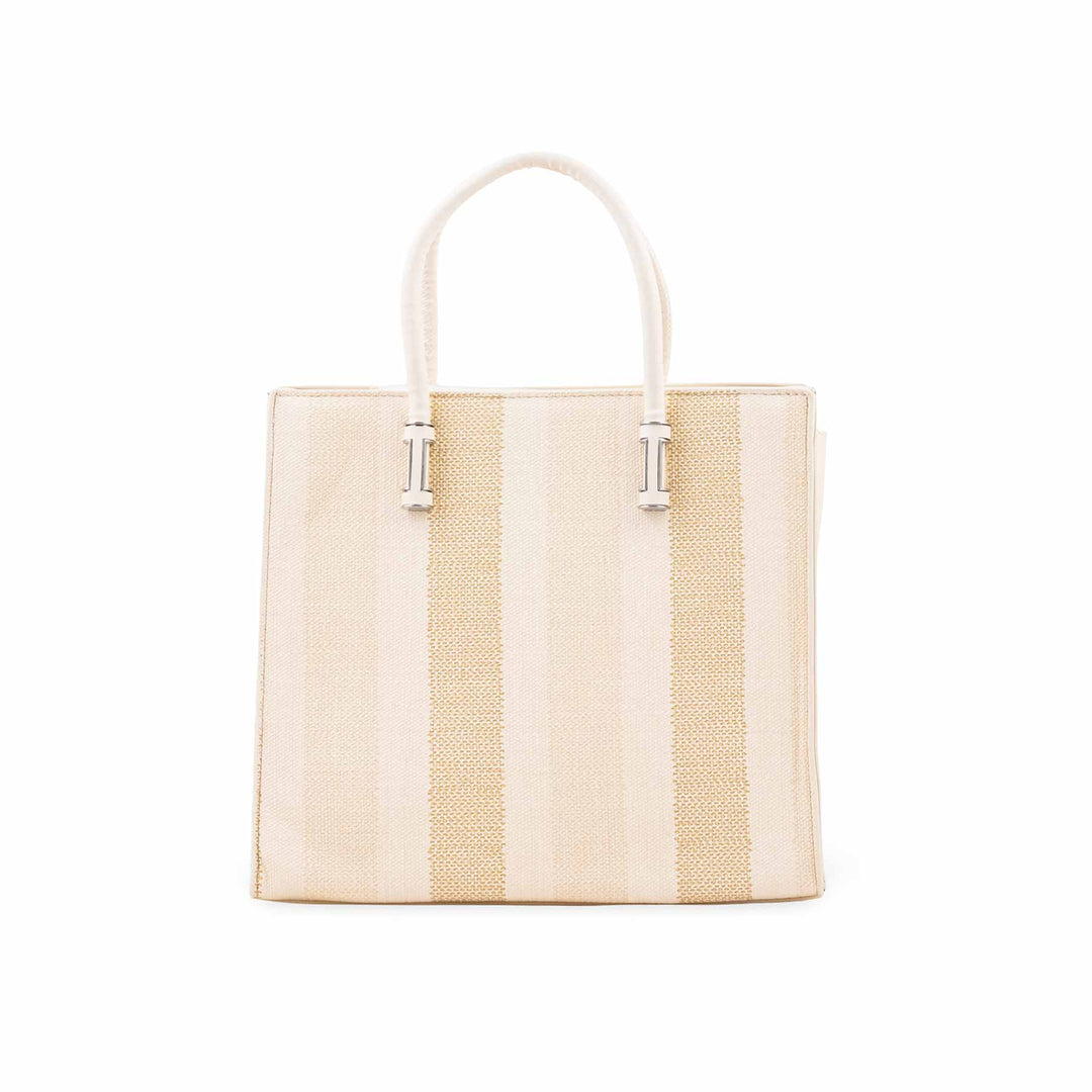 Beige Formal Shoulder Bag For Ladies P36822