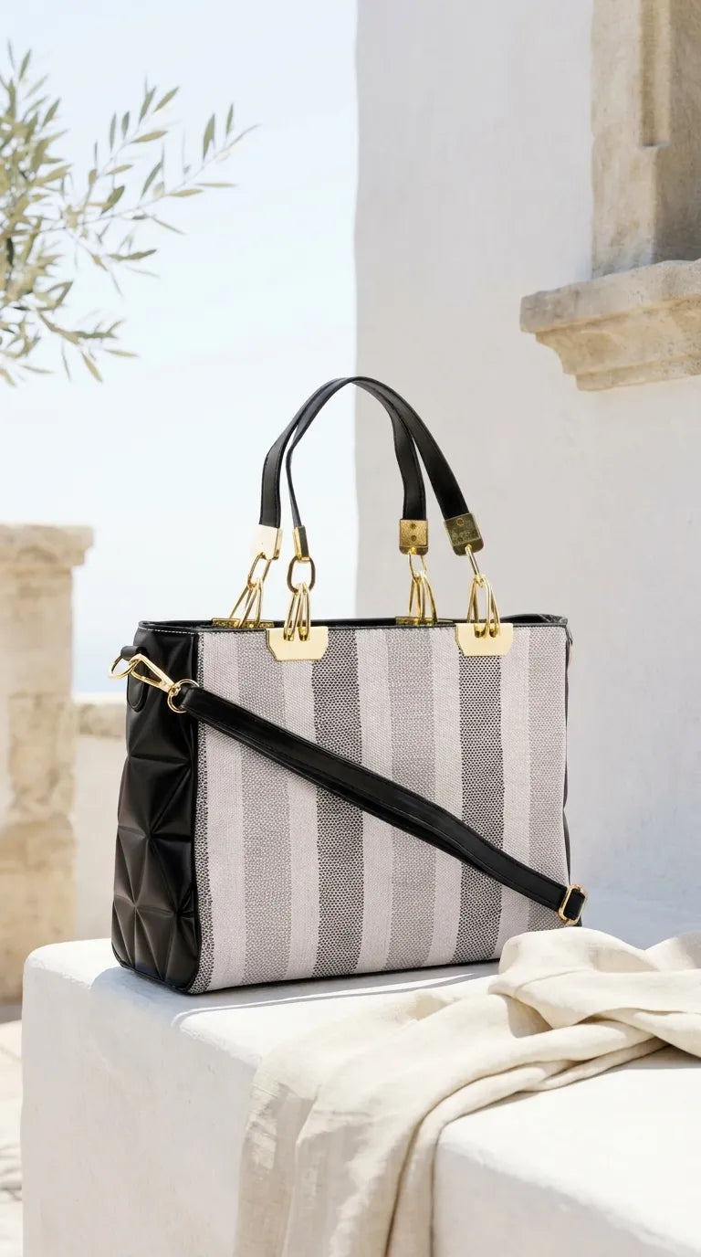 Black Formal Shoulder Bag For Ladies P36823
