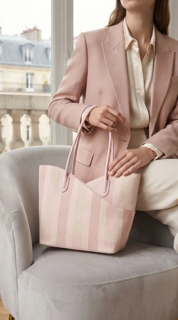 Pink Formal Shoulder Bag For Ladies P36824
