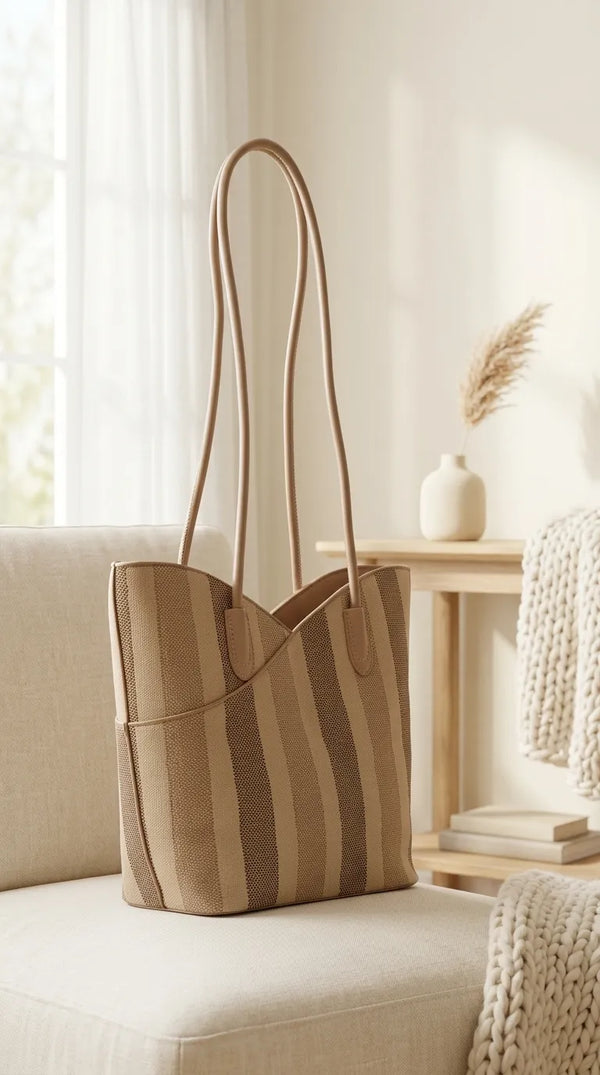 Khaki Formal Shoulder Bag For Ladies P36824