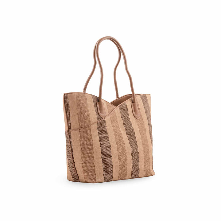 Khaki Formal Shoulder Bag For Ladies P36824
