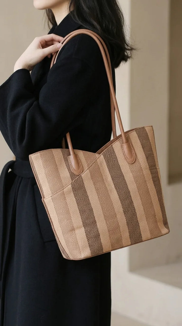 Khaki Formal Shoulder Bag For Ladies P36824