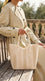 Beige Formal Shoulder Bag For Ladies P36824