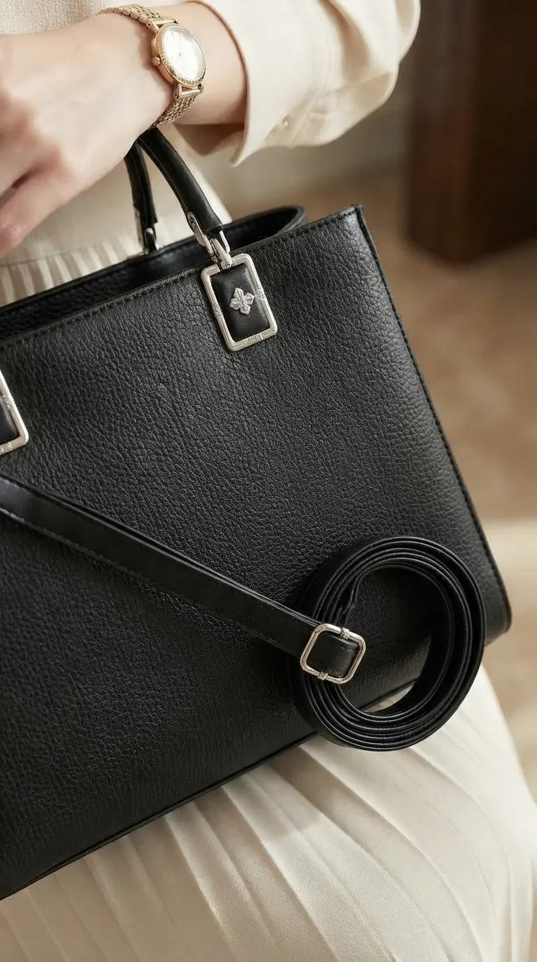 Black Formal Shoulder Bag For Ladies P36825