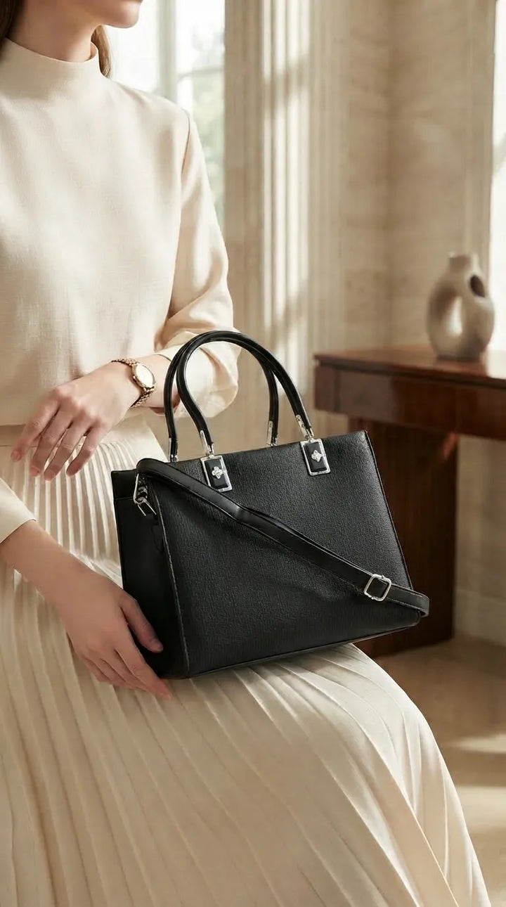 Black Formal Shoulder Bag For Ladies P36825