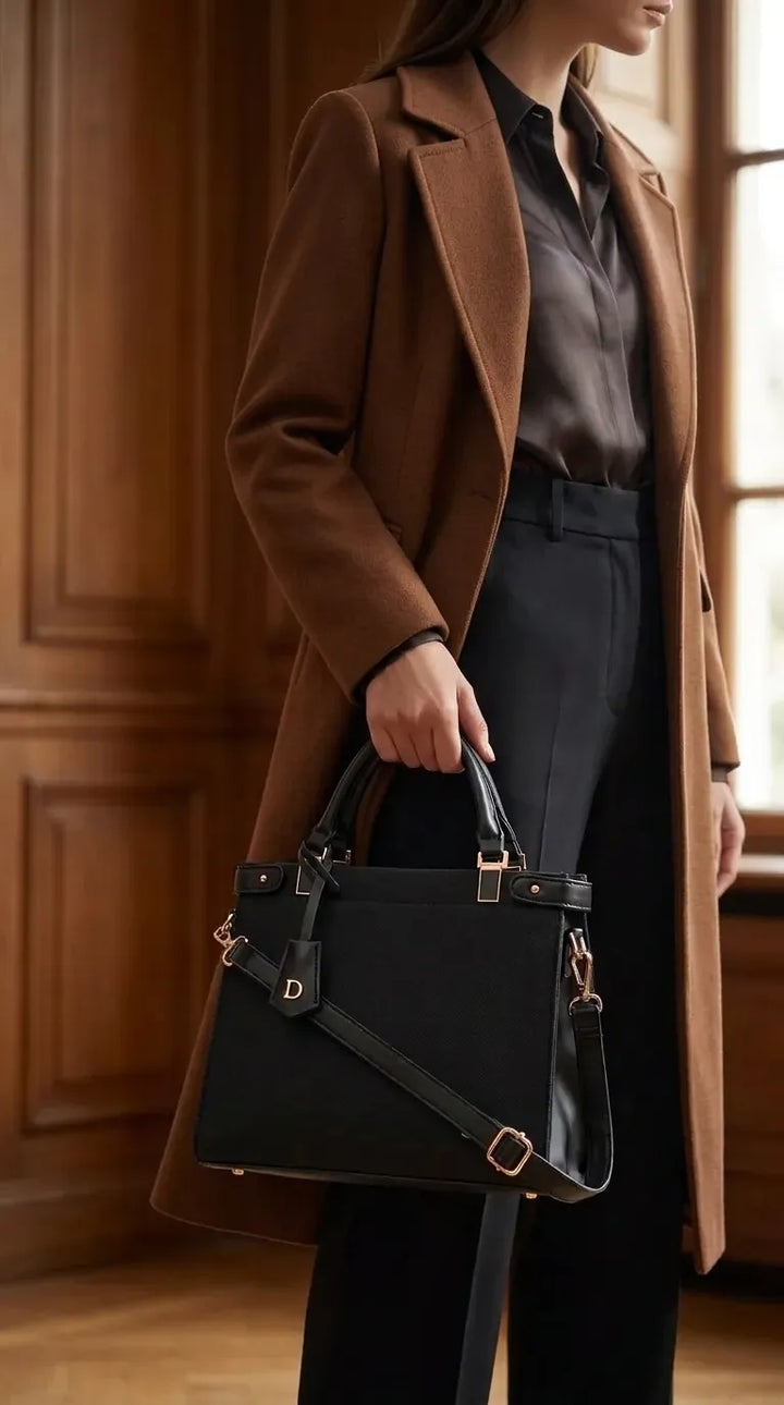 Black Formal Hand Bag For Ladies P36826