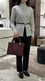 Brown Formal Shoulder Bag For Ladies P36826