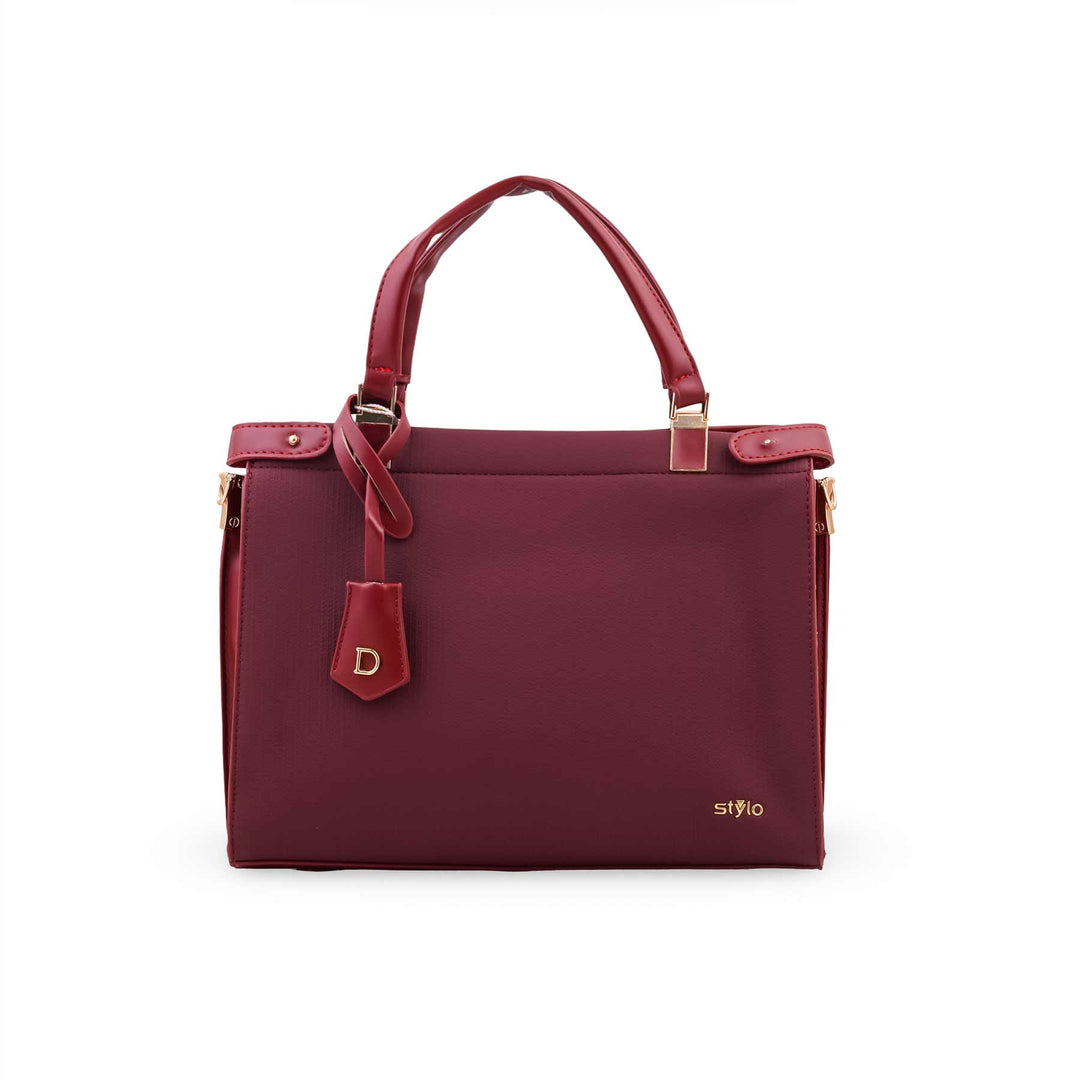 Brown Formal Shoulder Bag For Ladies P36826