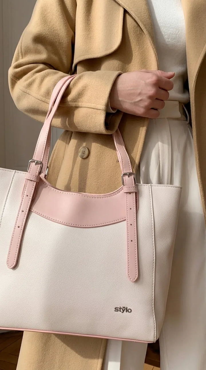 Pink Formal Shoulder Bag For Ladies P36828