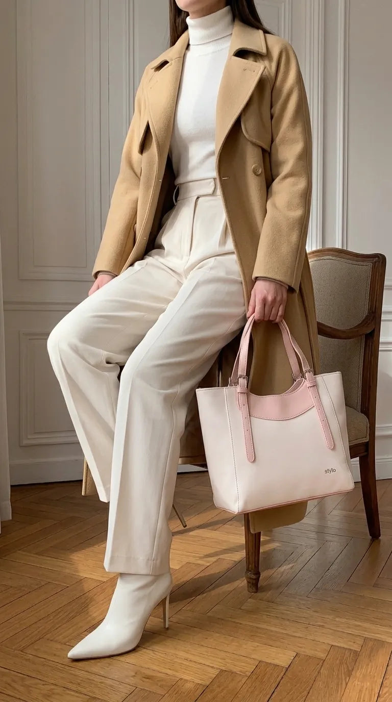 Pink Formal Shoulder Bag For Ladies P36828