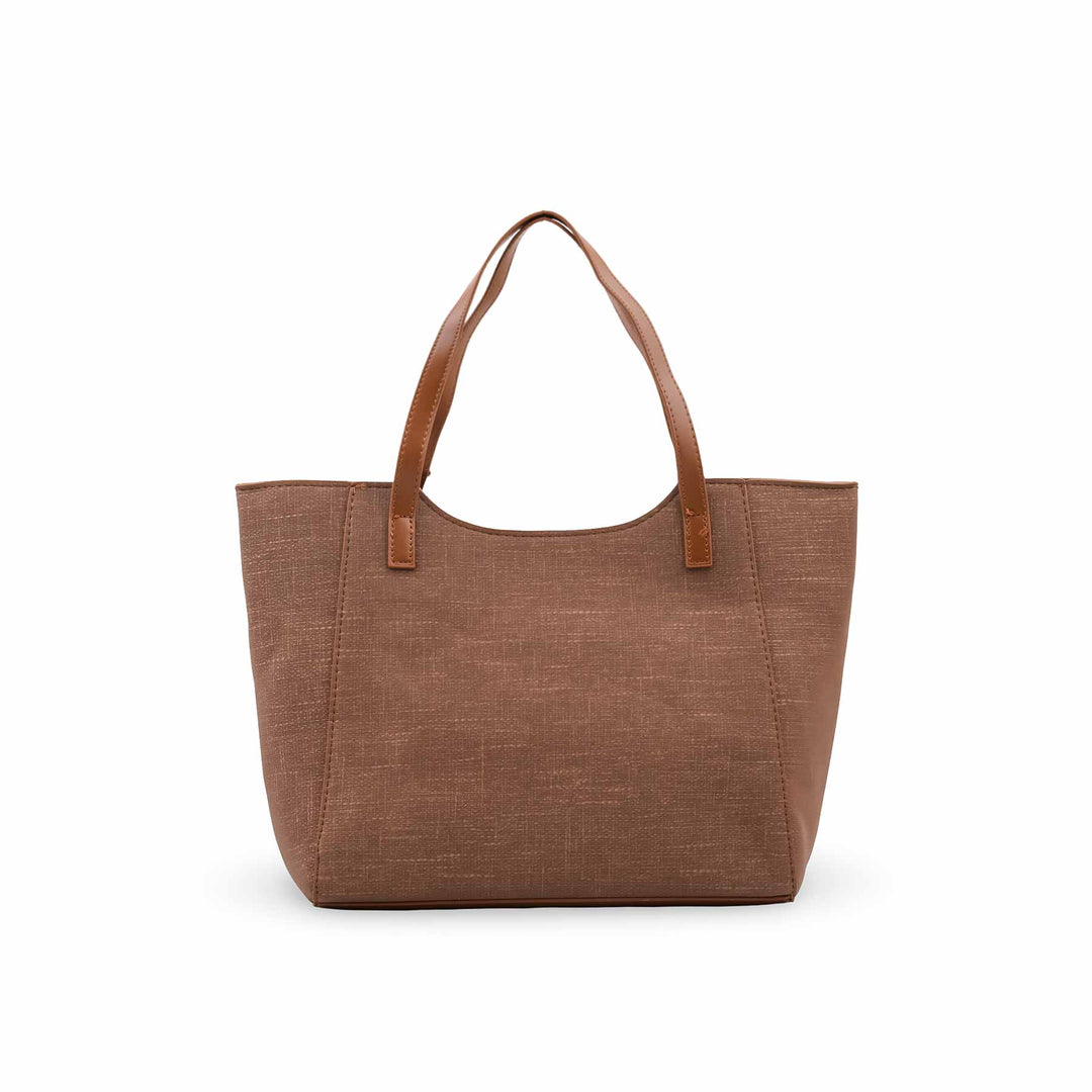 Khaki Formal Shoulder Bag For Ladies P36828