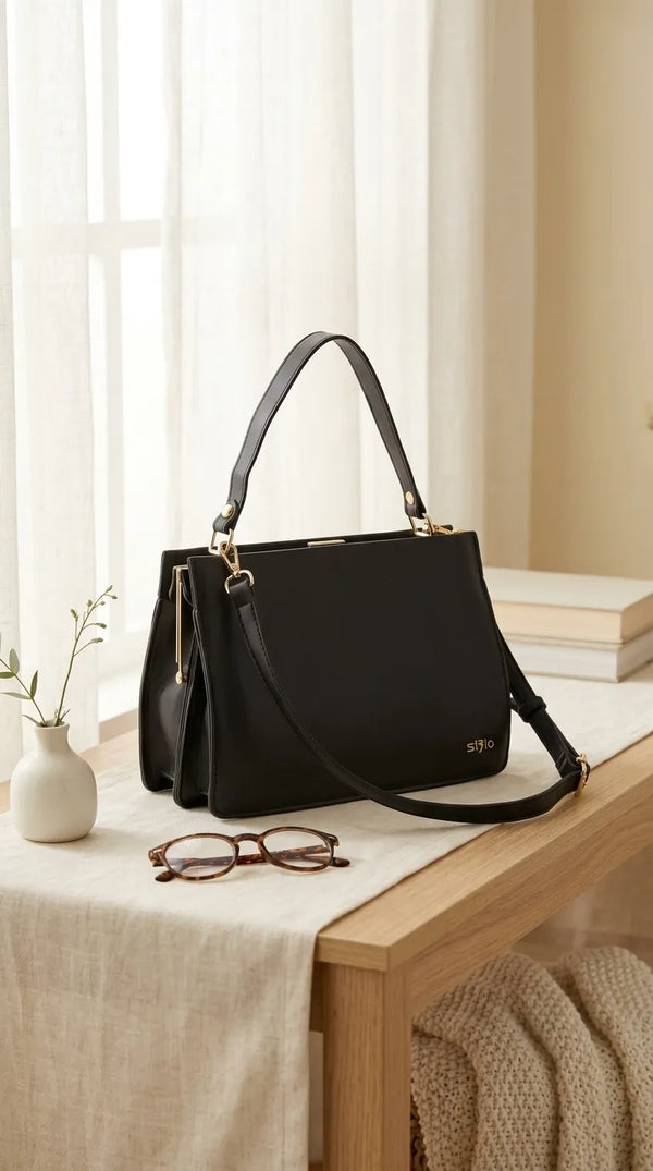 Black Formal Shoulder Bag For Ladies P36829