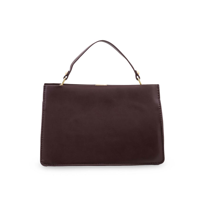Brown Formal Shoulder Bag For Ladies P36829
