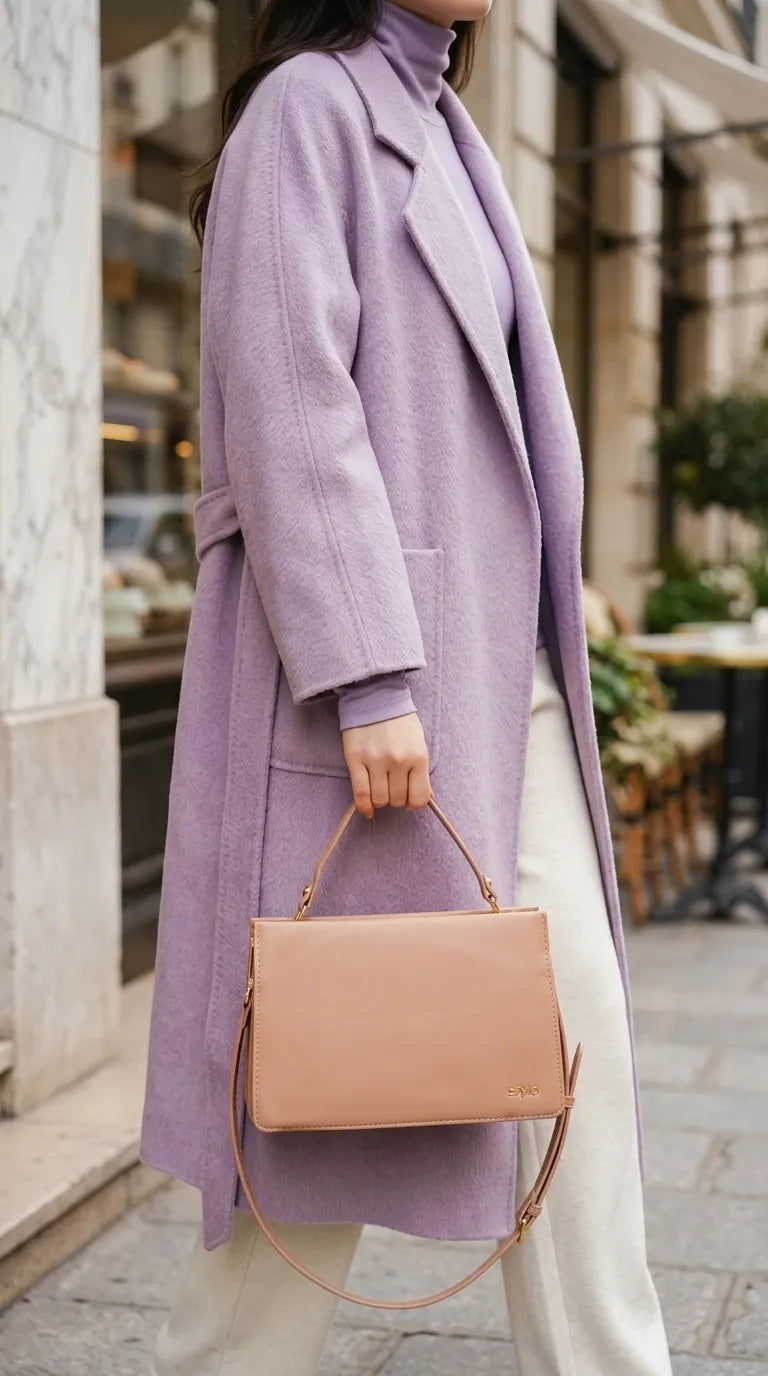 Khaki Formal Shoulder Bag For Ladies P36829