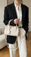 Beige Formal Hand Bag For Ladies P36830