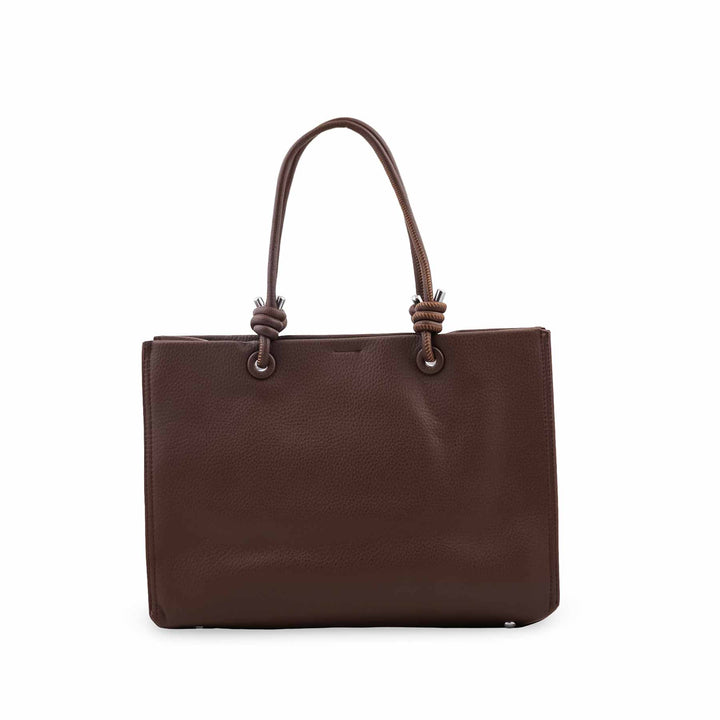 Brown Formal Shoulder Bag For Ladies P36831
