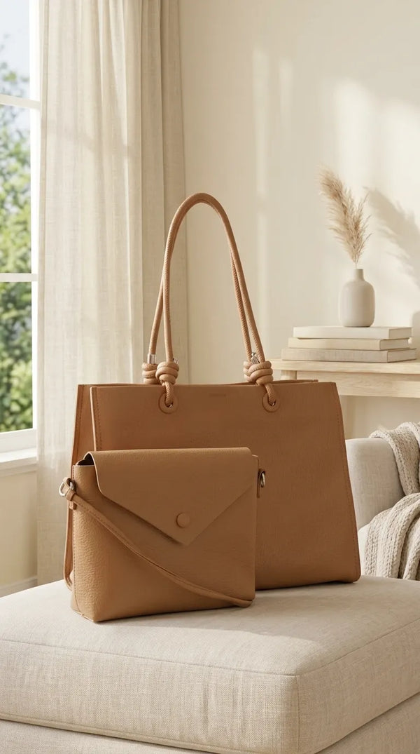 Khaki Formal Shoulder Bag For Ladies P36831
