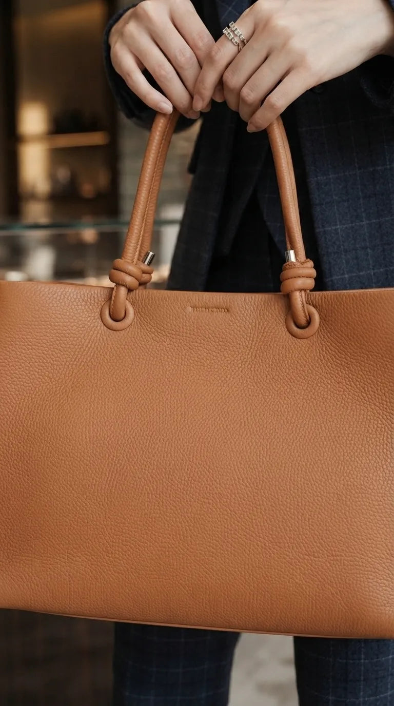 Khaki Formal Shoulder Bag For Ladies P36831