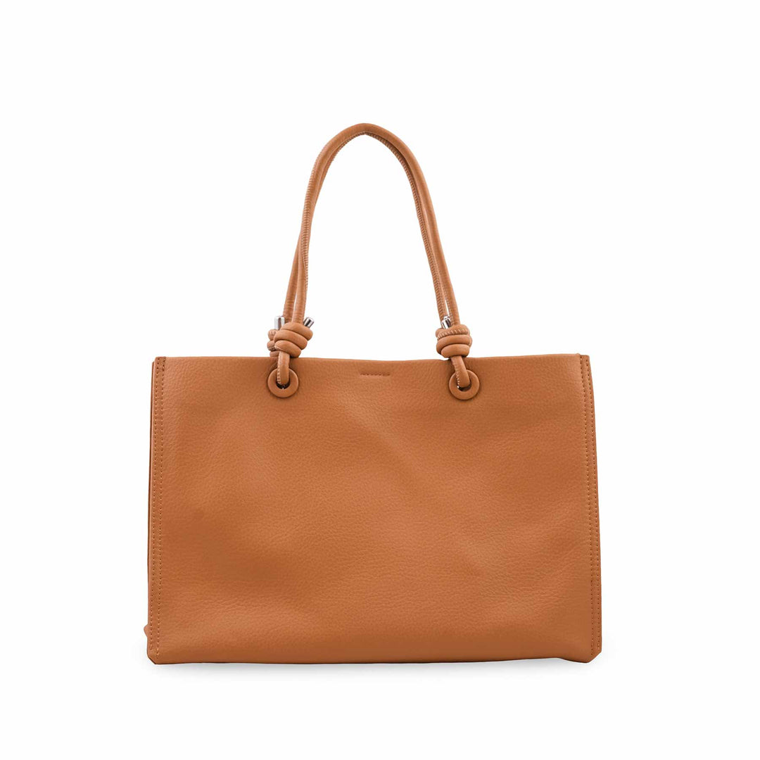 Khaki Formal Shoulder Bag For Ladies P36831