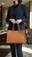 Khaki Formal Shoulder Bag For Ladies P36831