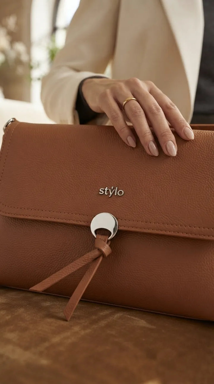 Mustard Formal Shoulder Bag For Ladies P36869