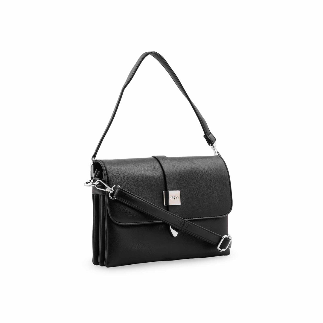 Black Formal Shoulder Bag For Ladies P36870