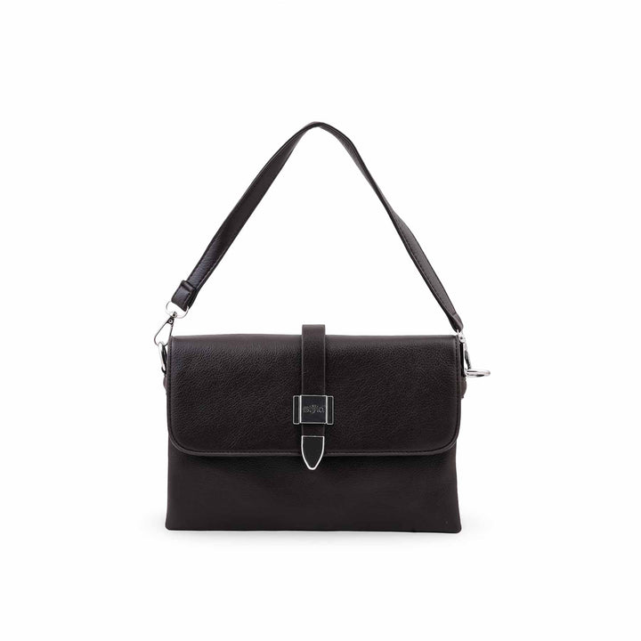 Brown Formal Shoulder Bag For Ladies P36870