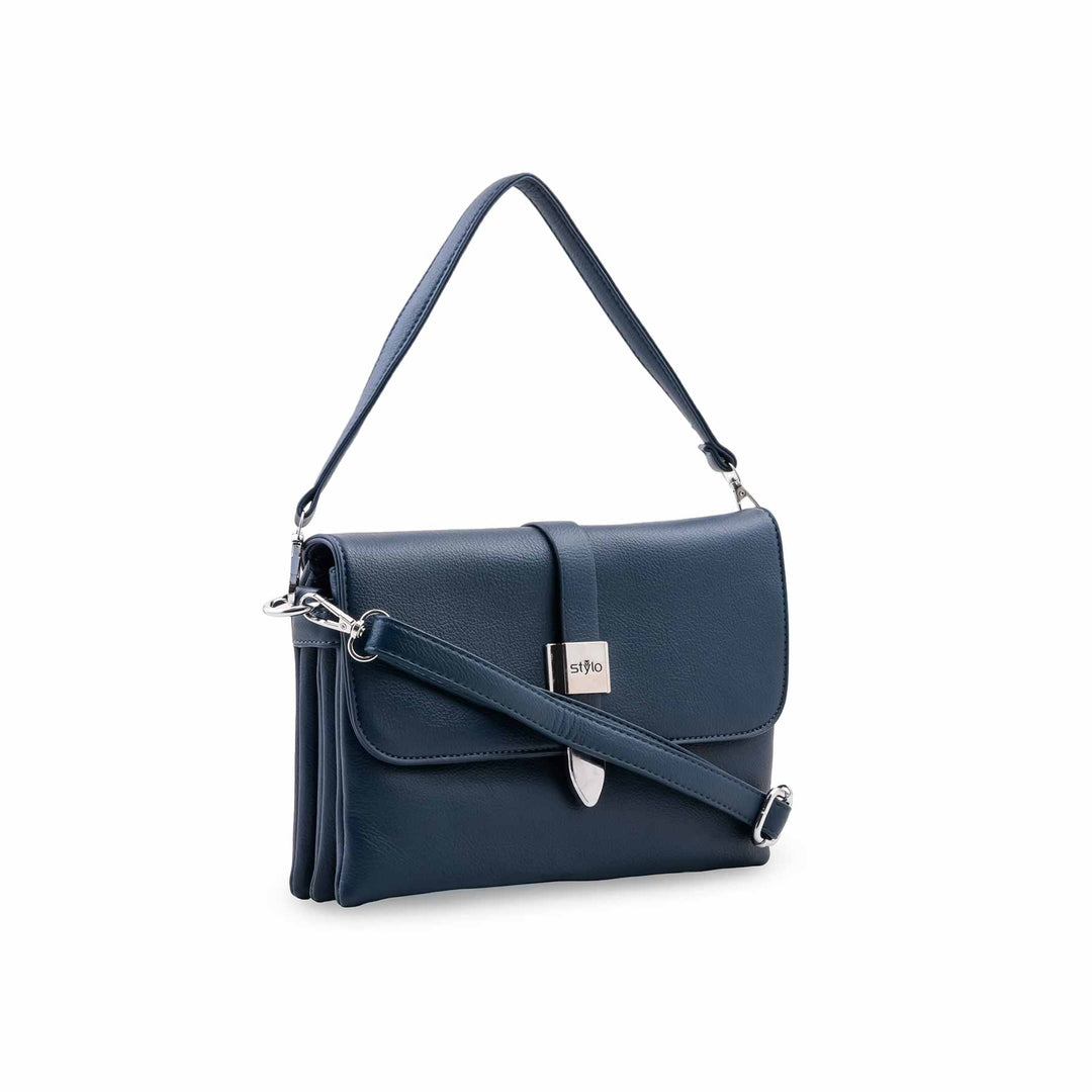 Navy Formal Shoulder Bag For Ladies P36870