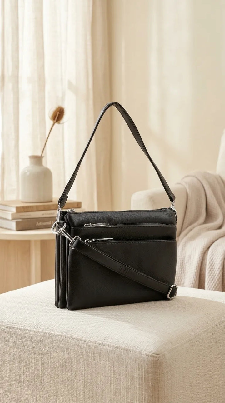 Black Formal Shoulder Bag For Ladies P36871