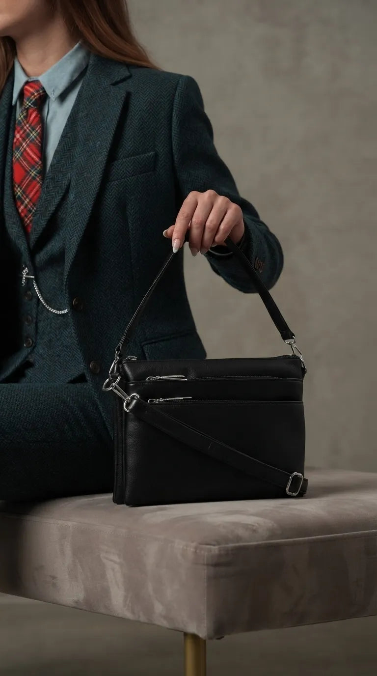 Black Formal Shoulder Bag For Ladies P36871