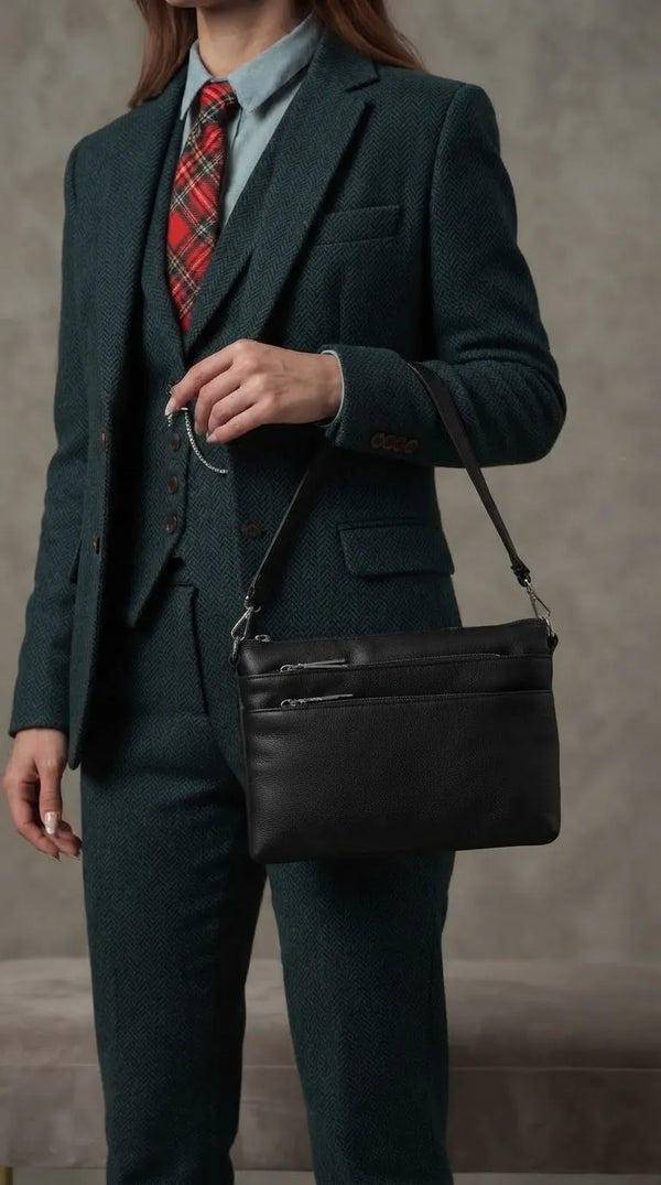 Black Formal Shoulder Bag For Ladies P36871