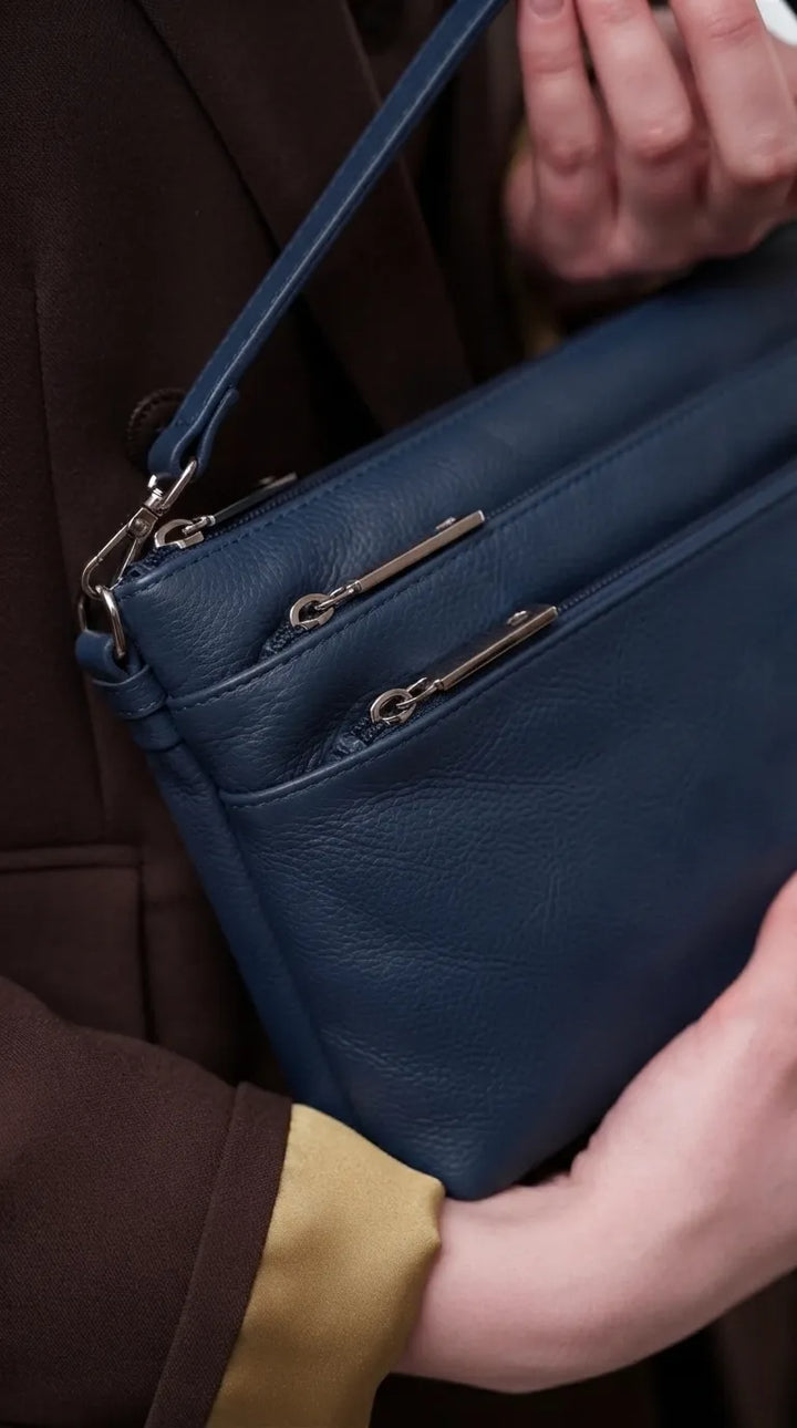 Navy Formal Shoulder Bag For Ladies P36871