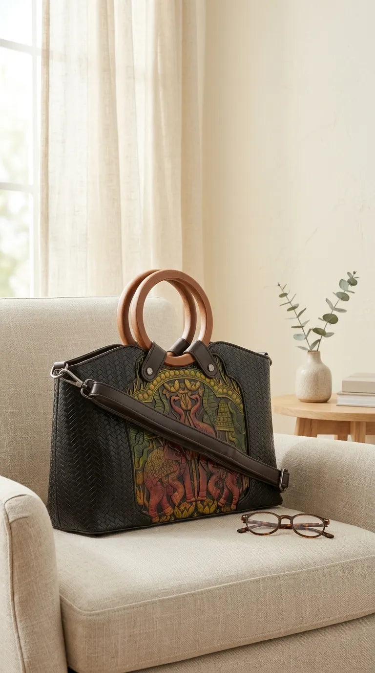 Black Formal Hand Bag For Ladies P37000
