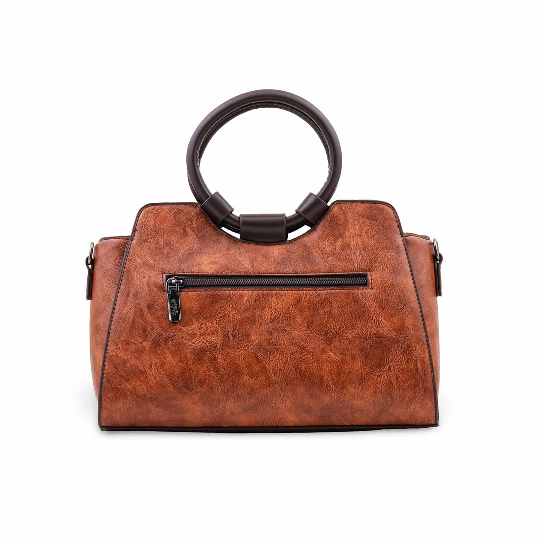Brown Formal Hand Bag For Ladies P37004