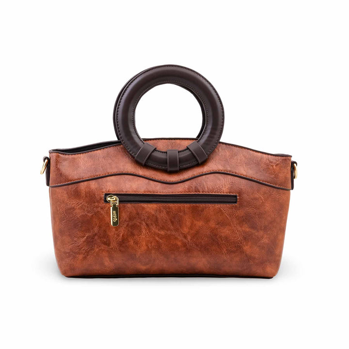 Brown Formal Hand Bag For Ladies P37006