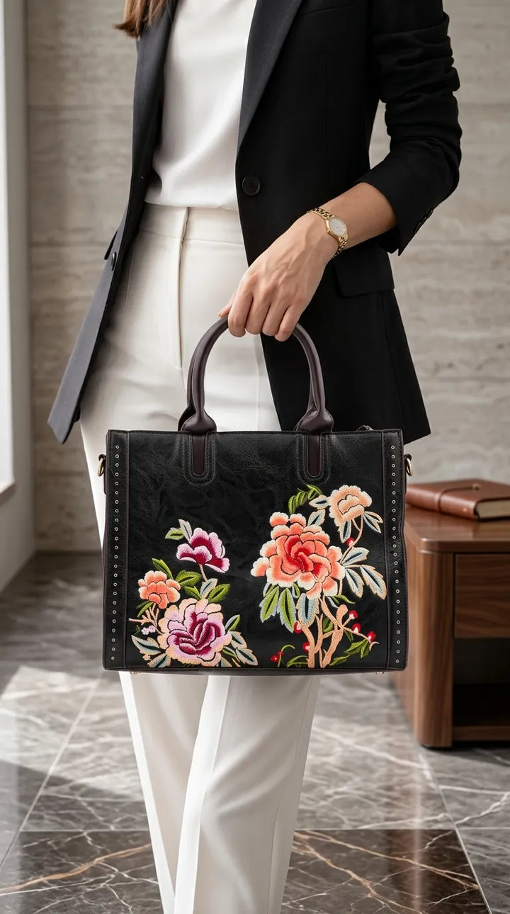 Black Formal Hand Bag For Ladies P37007