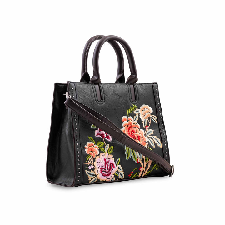 Black Formal Hand Bag For Ladies P37007