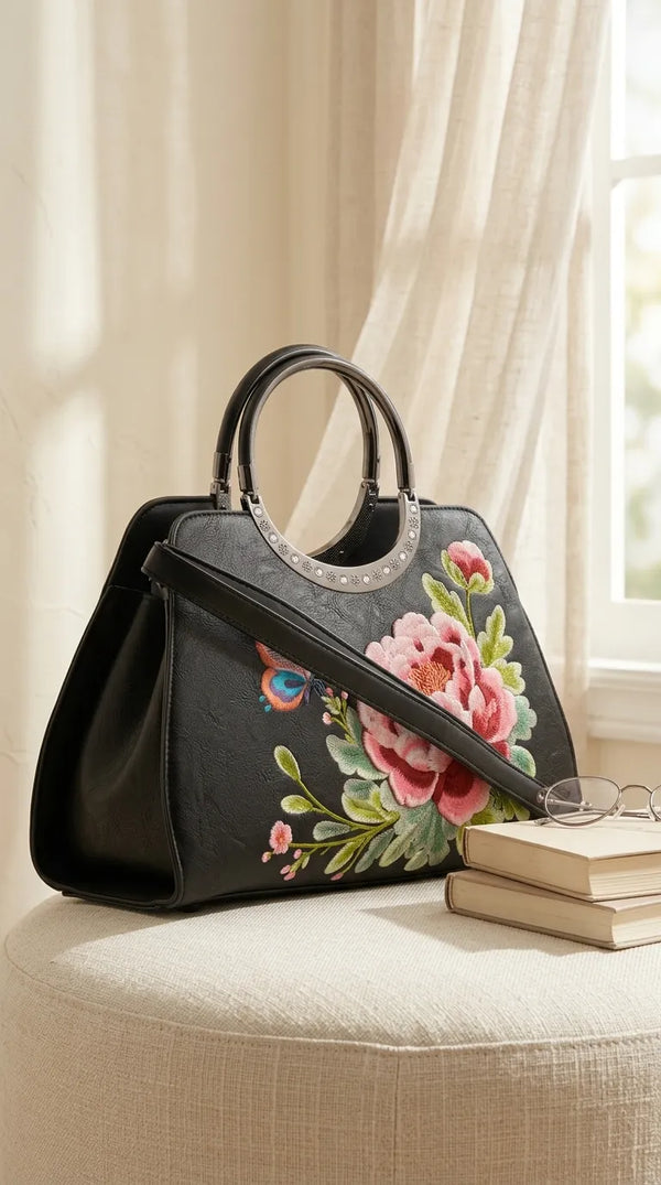 Black Formal Hand Bag For Ladies P37009